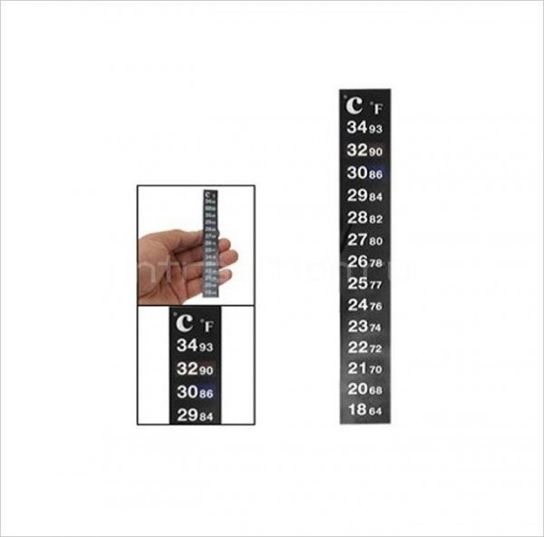 Термометр жидкокристаллический самоклеящийся